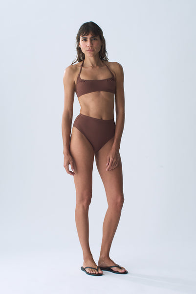 ＜NU SWIM（ヌー スイム）＞LIZA ハイウエスト ビキニ Nu Swim Liza Top Swimsuit in Black – The Arc