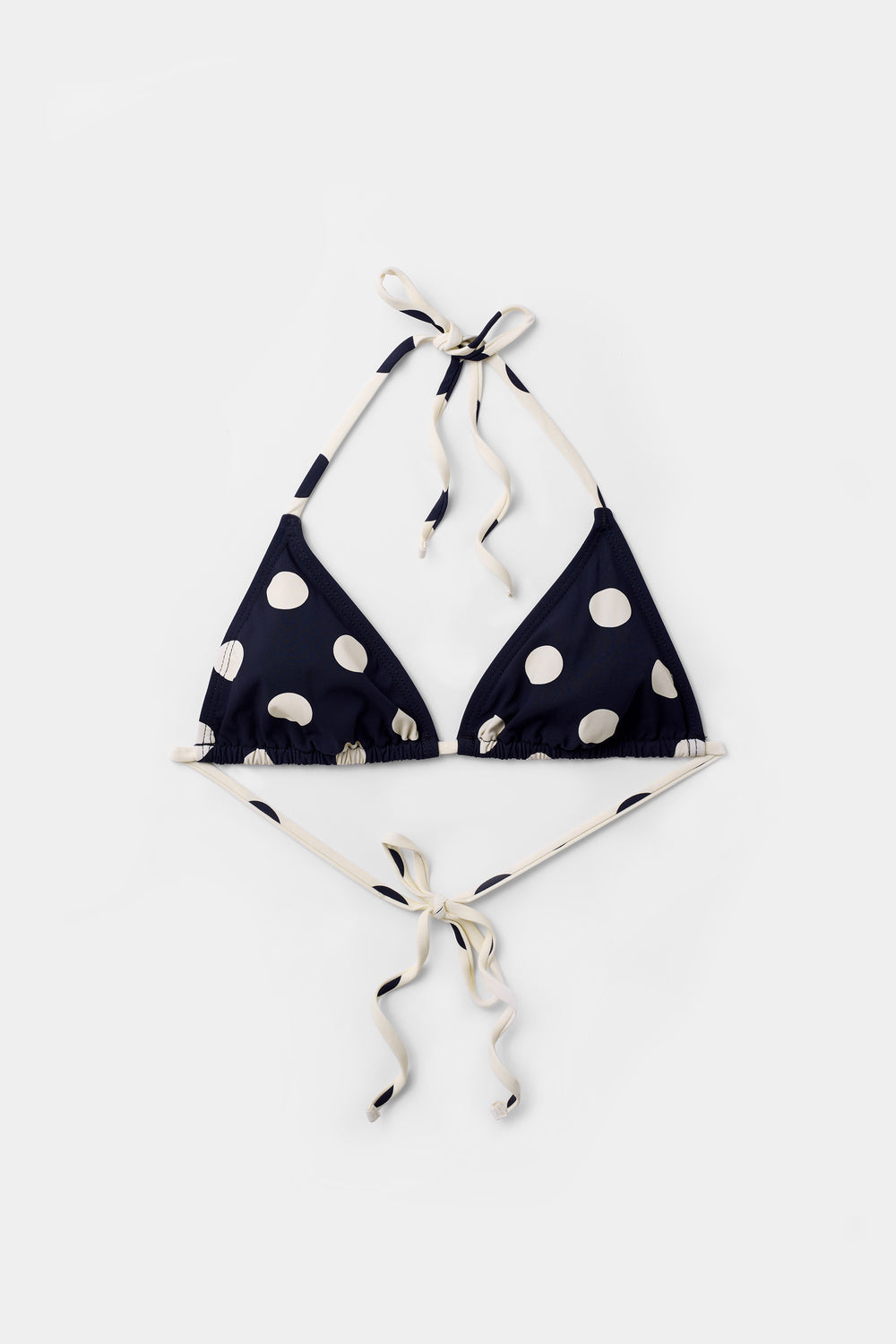 Drip Top, Polka Dot Black
