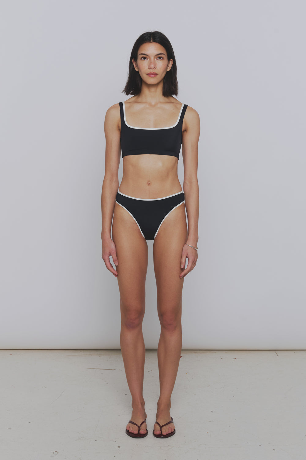 High Cut Contrast Bottom